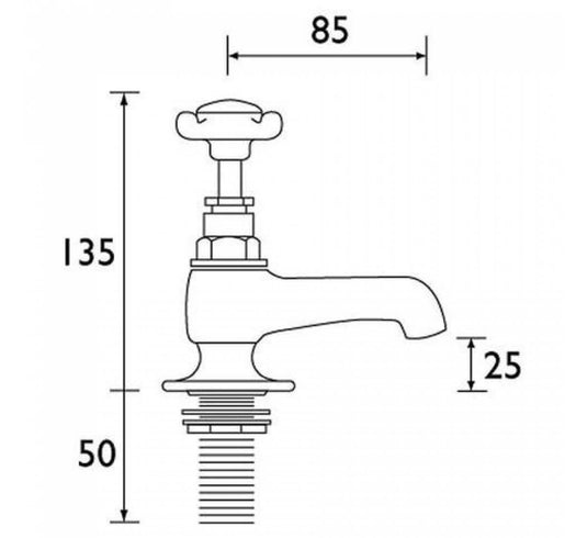 Bristan 1901 Basin Taps - Premium Taps