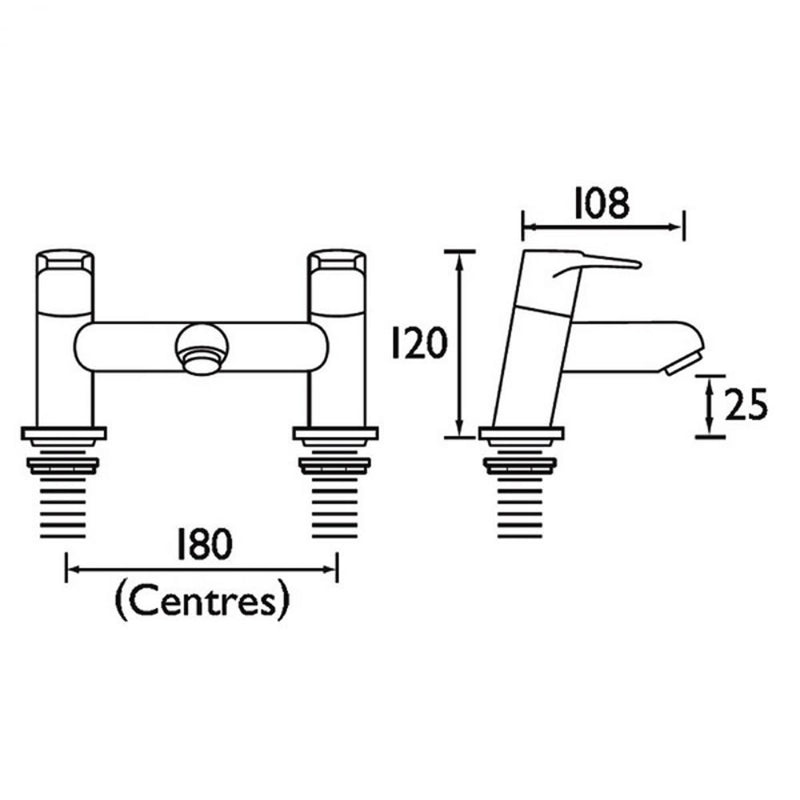 Load image into Gallery viewer, Bristan Smile Bath Filler - Premium Taps
