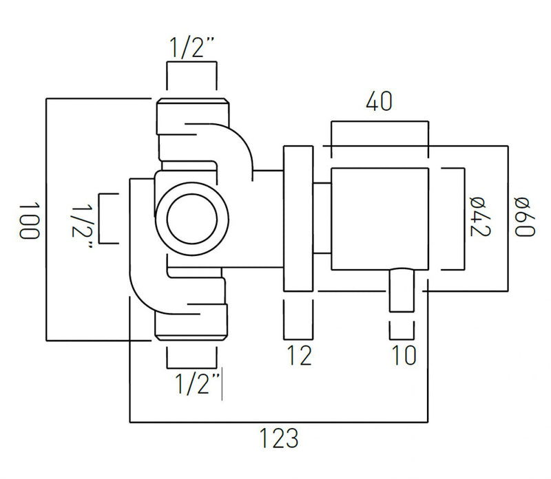 Load image into Gallery viewer, Vado Zoo Concealed Diverter Valve - Premium Taps
