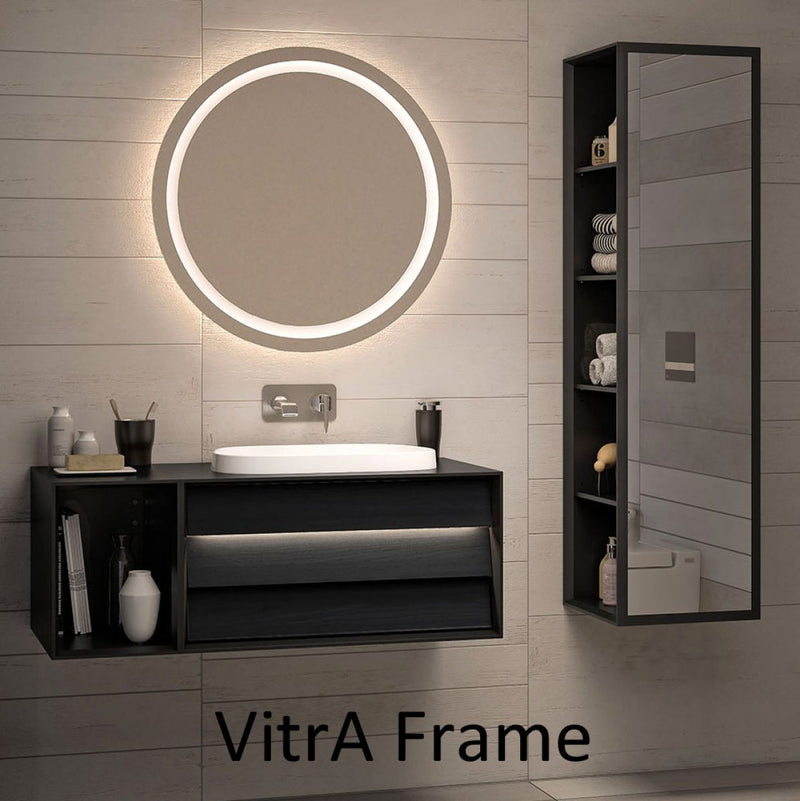 Load image into Gallery viewer, VitrA Frame Large 80cm Round LED Mirror - Premium Taps
