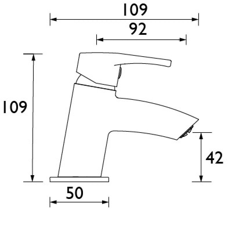 Load image into Gallery viewer, Bristan Smile Cloakroom Basin Mixer Tap - SM SMBAS C - Premium Taps
