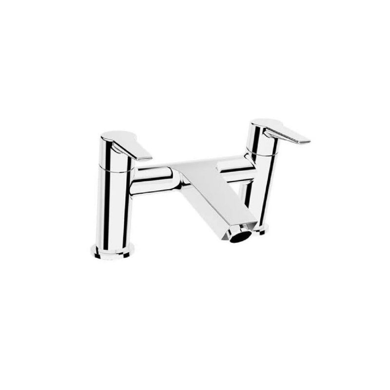 Load image into Gallery viewer, VitrA Solid S Chrome 2-Tap Hole Bath Filler - Premium Taps
