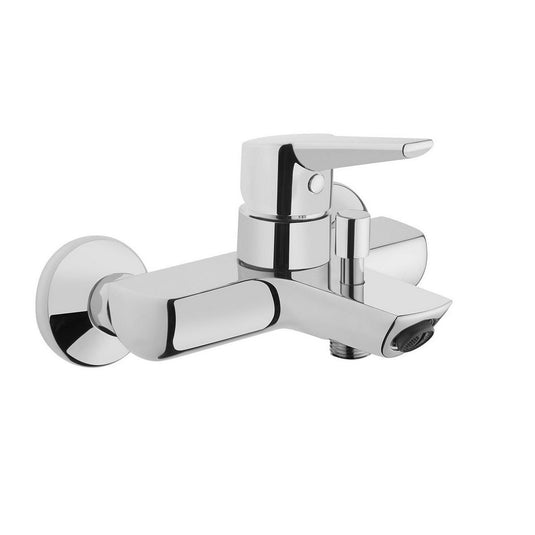 VitrA Solid S Wall-mounted Chrome Bath Shower Mixer Tap without Shower Kit - Premium Taps