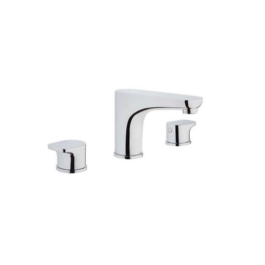 VitrA X Line Chrome 3-Hole Basin Mixer Tap - Premium Taps