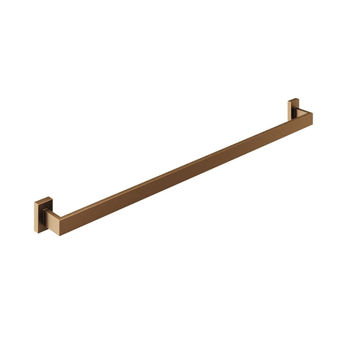 Abacus Pure Brushed Bronze Single Towel Bar - Premium Taps