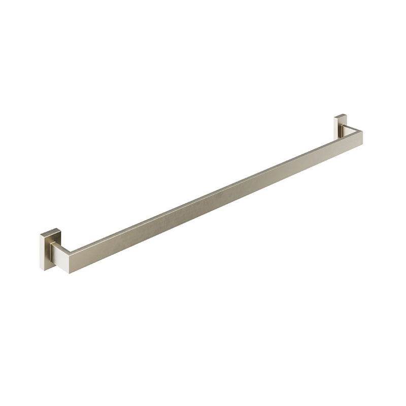 Load image into Gallery viewer, Abacus Pure Brushed Nickel Single Towel Bar - Premium Taps
