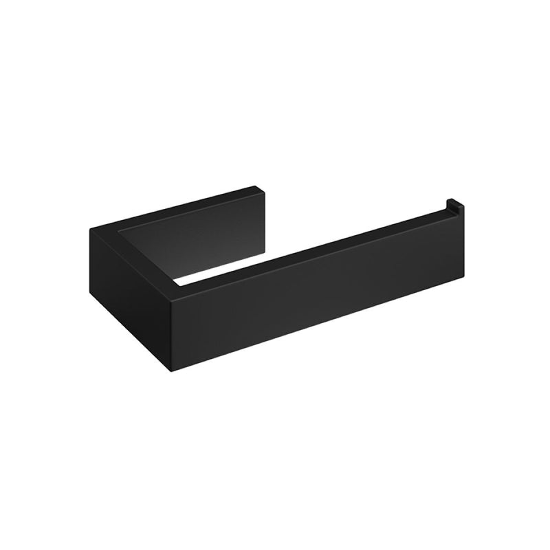 Load image into Gallery viewer, Abacus Pure Matt Black Toilet Roll Holder - Premium Taps
