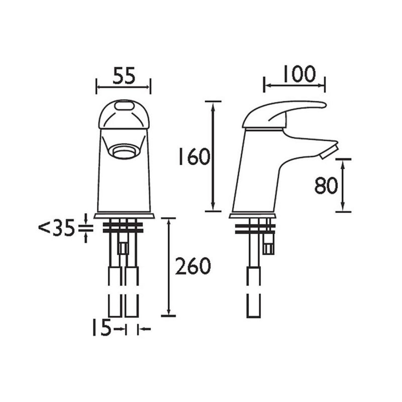 Load image into Gallery viewer, Bristan Java Basin Mixer Tap - Premium Taps
