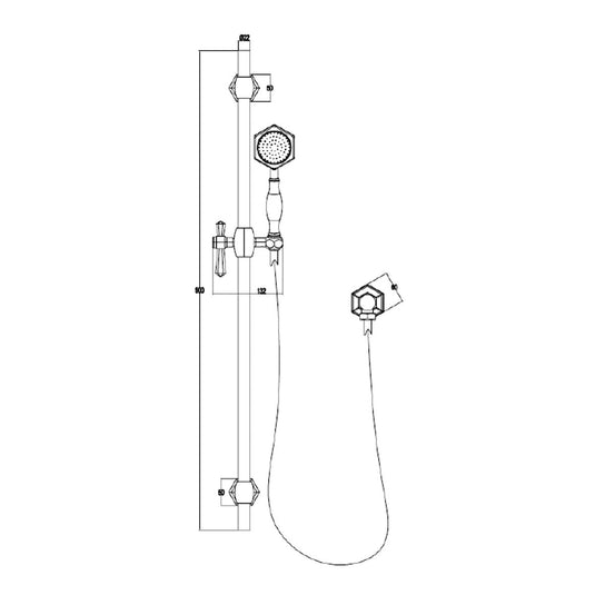 RAK Washington Slide Rail Kit - Premium Taps