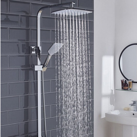 Bristan Craze Rigid Riser Bar Shower Mixer in Luminance Chrome - CRZ2 SHXDIVCTFF C - Premium Taps