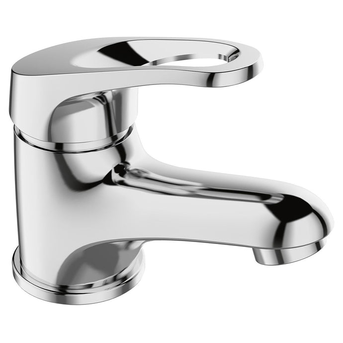 Bristan Iris Basin Mixer with Click Waste in Luminance Chrome - IRS BAS C - Premium Taps