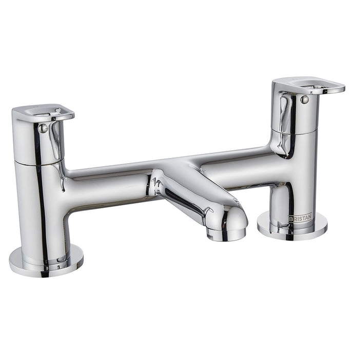 Bristan Iris Bath Filler in Luminance Chrome - IRS BF C - Premium Taps