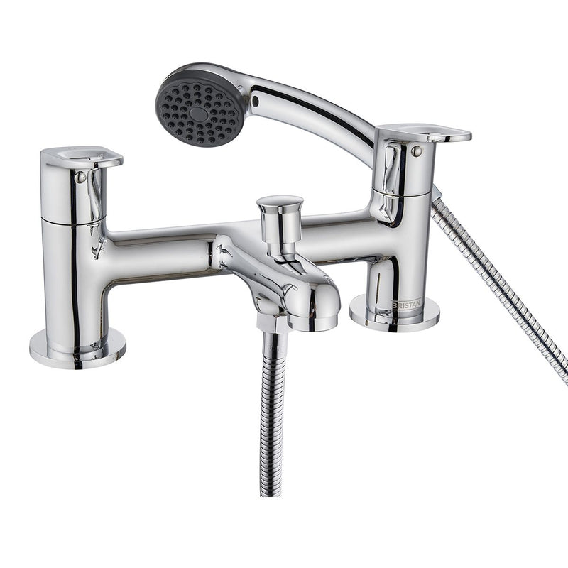 Load image into Gallery viewer, Bristan Iris Bath Shower Mixer in Luminance Chrome - IRS BSM C - Premium Taps
