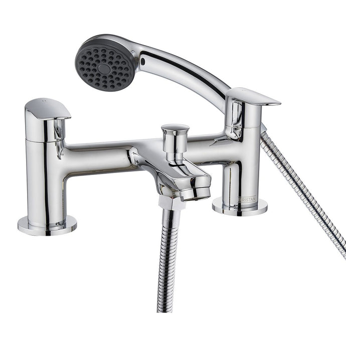 Bristan Opus Bath Shower Mixer in Luminance Chrome - OPS BSM C - Premium Taps