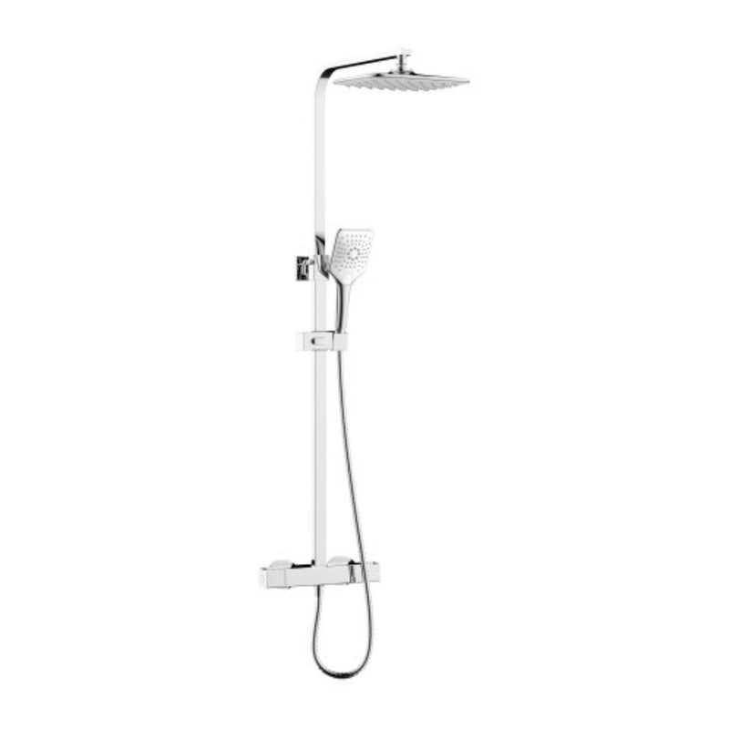 Load image into Gallery viewer, Bristan Craze Rigid Riser Bar Shower Mixer in Luminance Chrome - CRZ2 SHXDIVCTFF C - Premium Taps
