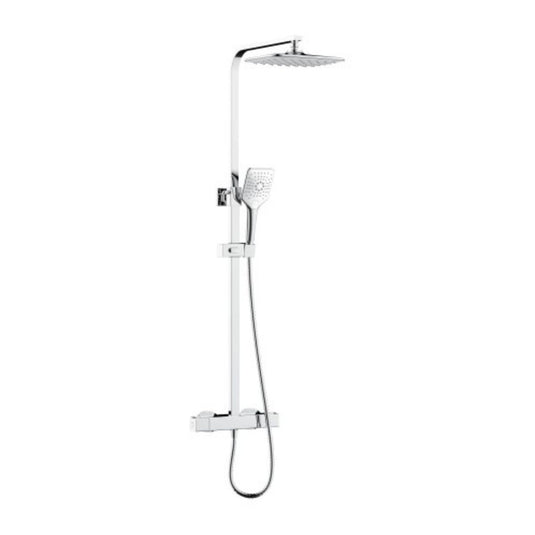 Bristan Craze Rigid Riser Bar Shower Mixer in Luminance Chrome - CRZ2 SHXDIVCTFF C - Premium Taps