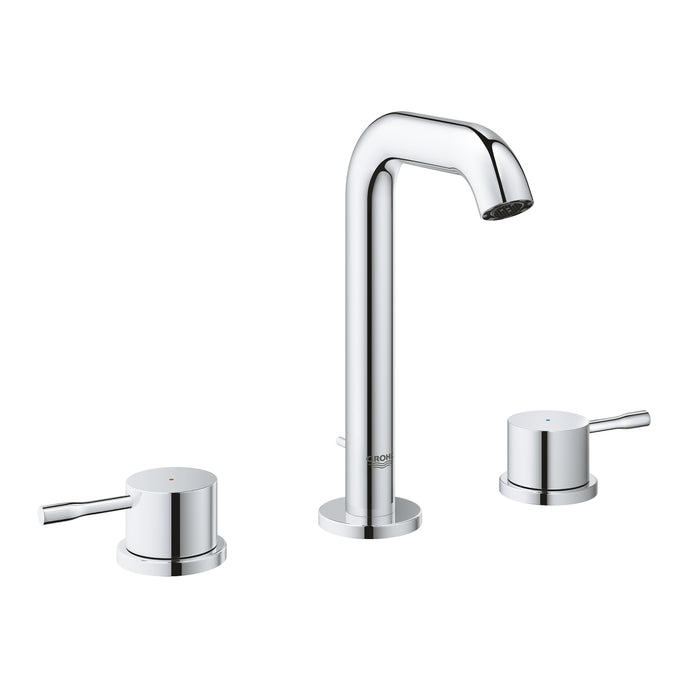 Grohe Essence+ 3-Hole Deck Mounted Basin Mixer with U Spout in Chrome - 20296001