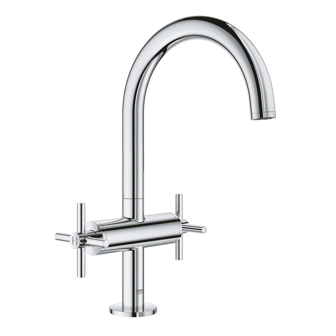 Grohe Spa Atrio 1-Hole Basin Mixer with Cross Handles in Chrome - 21019003