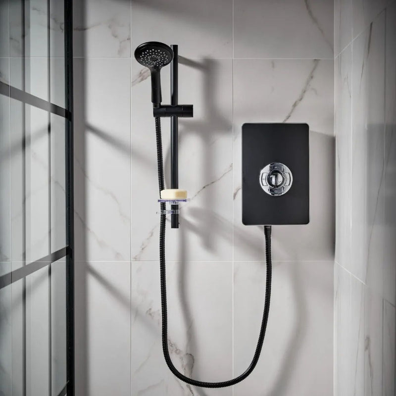 Load image into Gallery viewer, Triton Aspirante 8.5kW Electric Shower in Matt Black - ASP08MTBLK - Premium Taps
