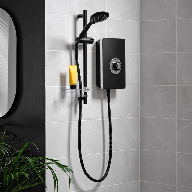 Load image into Gallery viewer, Triton Aspirante 8.5kW Electric Shower in Matt Black - ASP08MTBLK - Premium Taps
