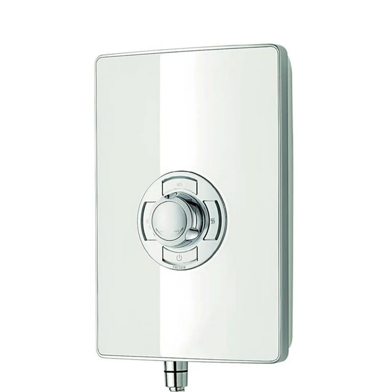 Load image into Gallery viewer, Triton Aspirante 9.5kW Electric Shower in Gloss White - ASP09GSWHT - Premium Taps
