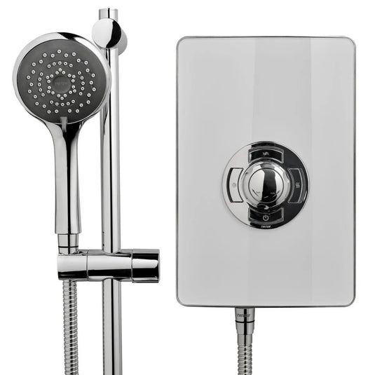 Triton Aspirante 9.5kW Electric Shower in Gloss White - ASP09GSWHT - Premium Taps