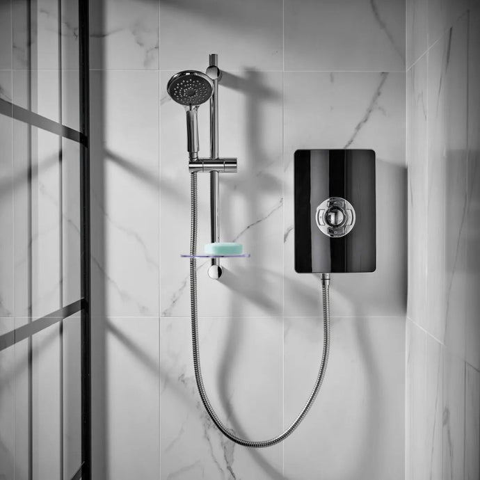 Triton Aspirante 9.5kW Electric Shower in Gloss Black - ASP09GSBLK - Premium Taps