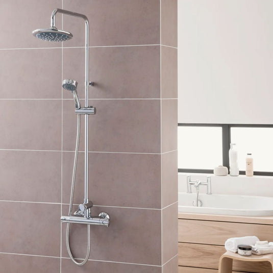 Triton Dene Thermostatic Bar Diverter Mixer Shower - UNDETHBMDIV - Premium Taps