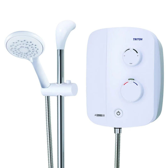 Triton AS2000SR Silent Running Thermostatic Power Shower - TAS2000SR - Premium Taps