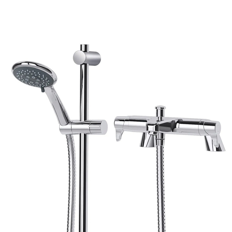 Load image into Gallery viewer, Triton Eden TMV2 Thermostatic Bath Shower Mixer with Kit Shower - Premium Taps
