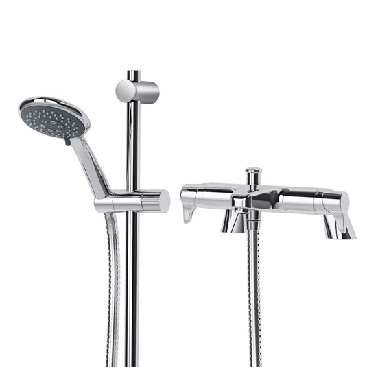 Triton Eden TMV2 Thermostatic Bath Shower Mixer with Kit Shower - Premium Taps