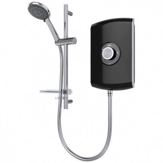 Triton Amore 8.5KW Electric Shower in Gloss Black - Premium Taps