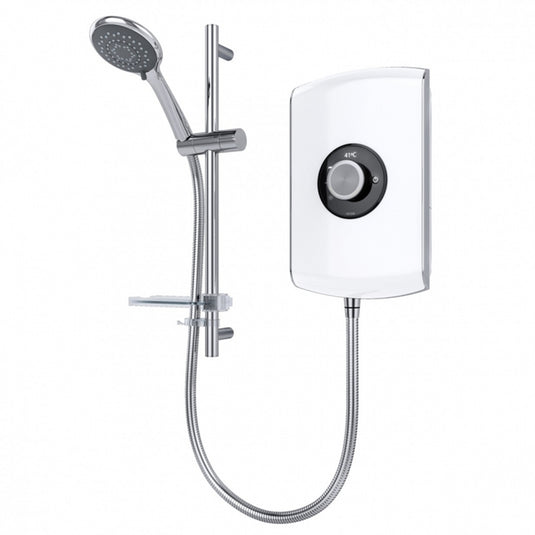 Triton Amore 8.5KW Electric Shower in Gloss White - Premium Taps