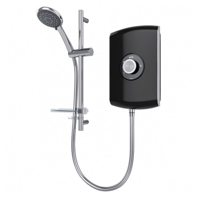 Triton Amore 9.5KW Electric Shower in Gloss Black - Premium Taps