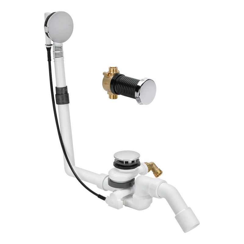 Load image into Gallery viewer, Viega Multiplex Trio F Waste Bath Filler and Overflow in Chrome - 672027 - Premium Taps
