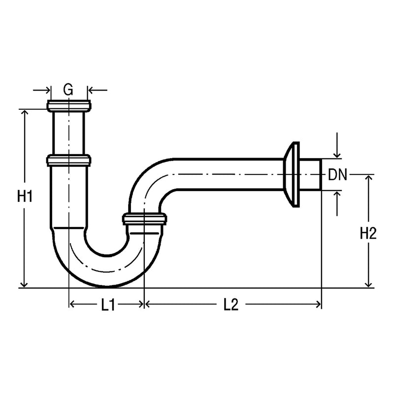 Load image into Gallery viewer, Viega Pipe Odour Trap For Wash Basin in Chrome - Premium Taps
