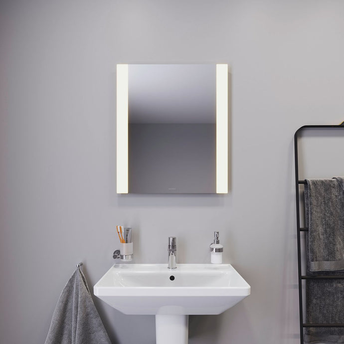 Duravit Better 600mm Mirror with 2-Sided LED Lighting - LM7875000000000 - Premium Taps