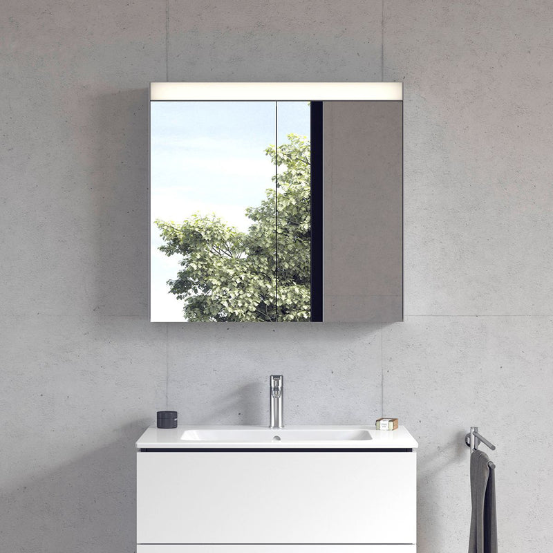 Load image into Gallery viewer, Duravit Better Double Door Mirror Cabinet with LED Lighting - LM7831000003 - Premium Taps
