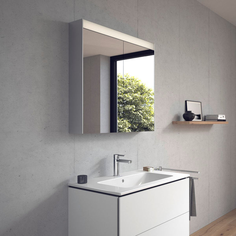 Load image into Gallery viewer, Duravit Better Double Door Mirror Cabinet with LED Lighting - LM7831000003 - Premium Taps
