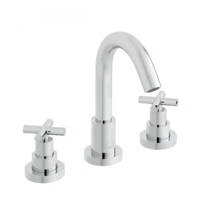 VADO Elements Bath Shower Mixer with Spout in Chrome - Premium Taps