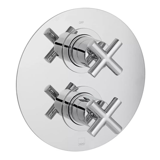 VADO Elements DX 1 Outlet Thermostatic Valve in Chrome - Premium Taps