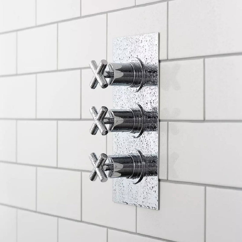 Load image into Gallery viewer, VADO Elements DX 2 Outlet Thermostatic Valve in Chrome - Premium Taps
