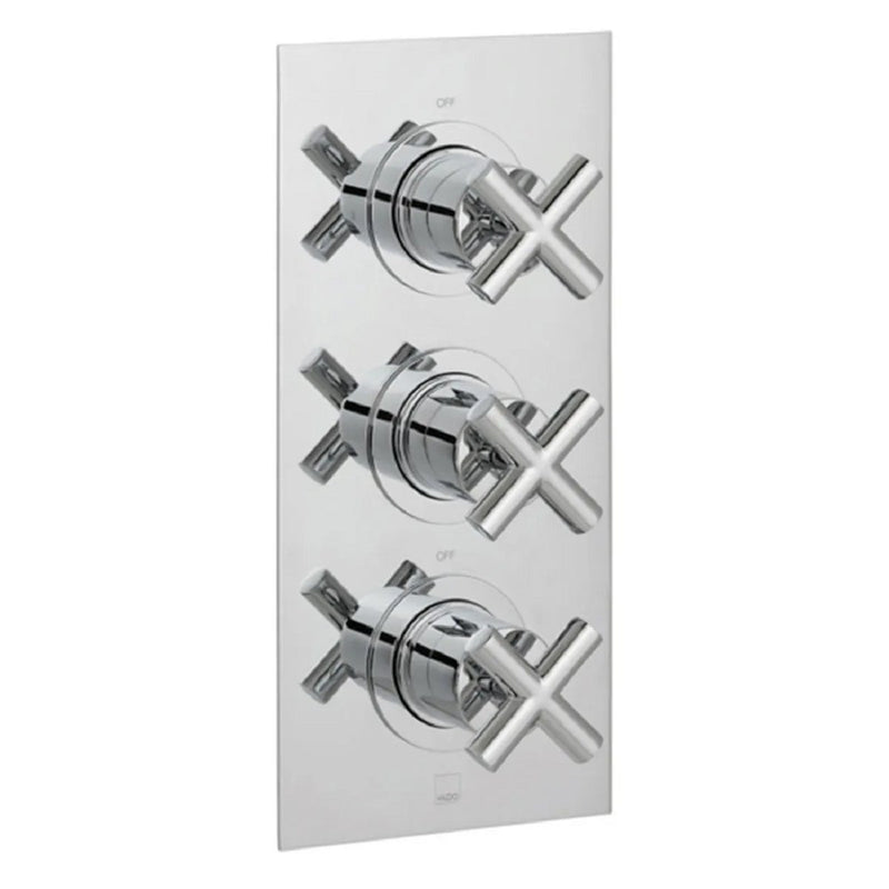 Load image into Gallery viewer, VADO Elements DX 2 Outlet Thermostatic Valve in Chrome - Premium Taps
