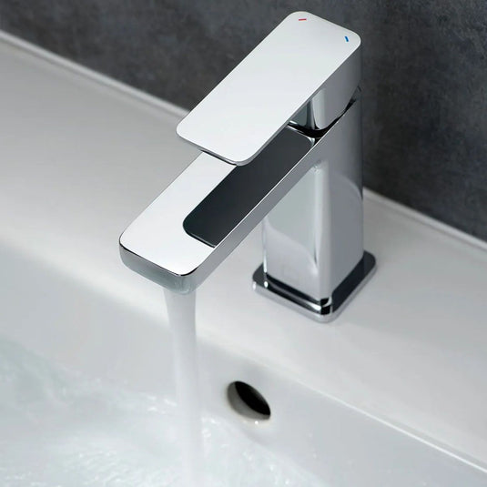 VADO Phase Mono Basin Mixer with Universal Waste in Chrome - Premium Taps