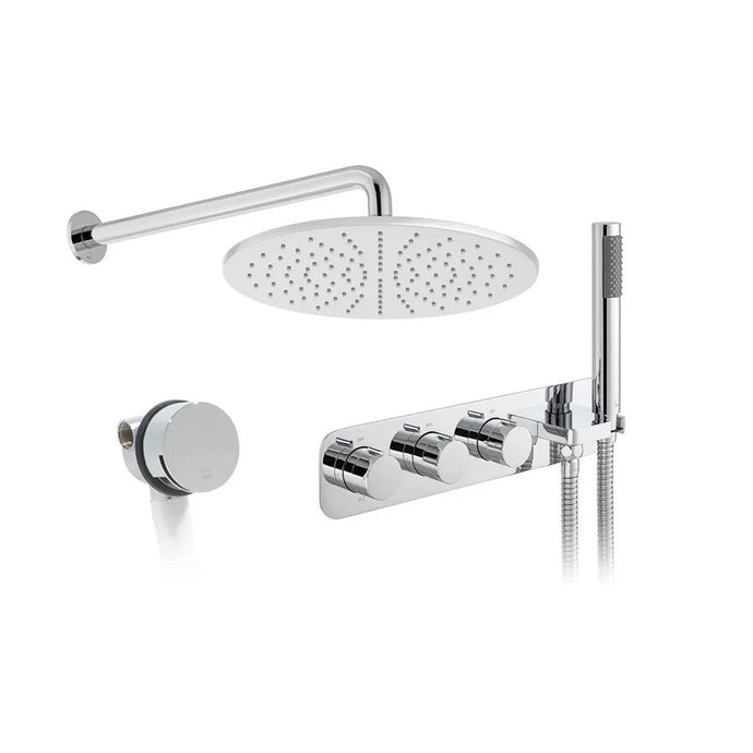 VADO Altitude Thermostatic Bath Shower Packages in Chrome - Premium Taps