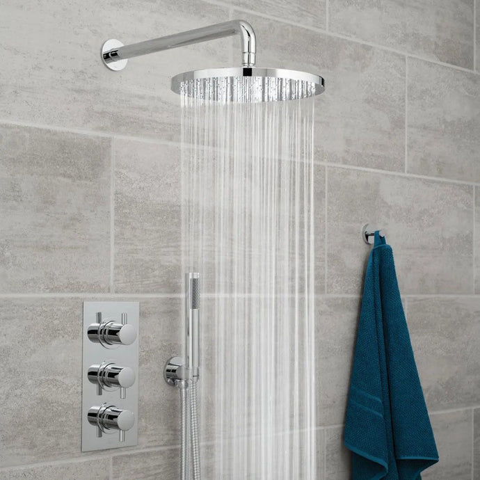 VADO DX Celsius Valve Thermostatic Showering Packages in Chrome - Premium Taps