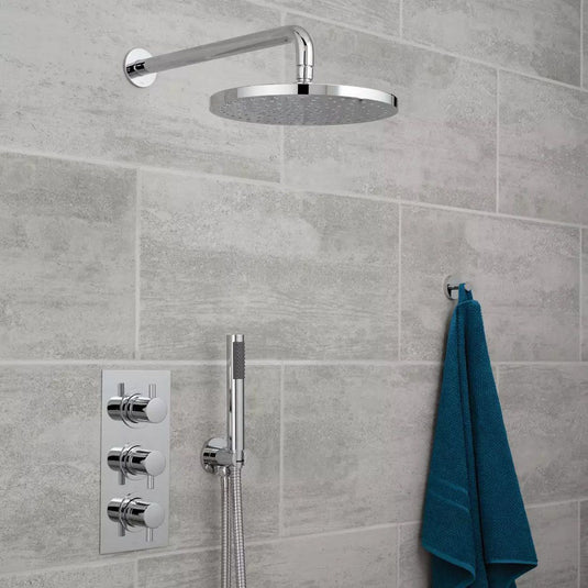 VADO DX Celsius Valve Thermostatic Showering Packages in Chrome - Premium Taps