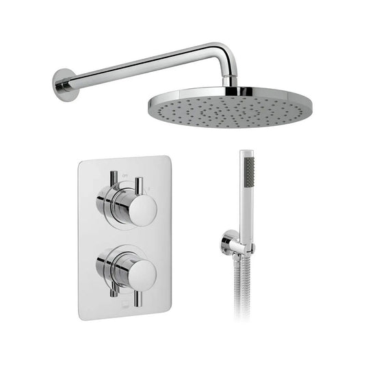 VADO DX Celsius Valve Thermostatic Showering Packages in Chrome - Premium Taps