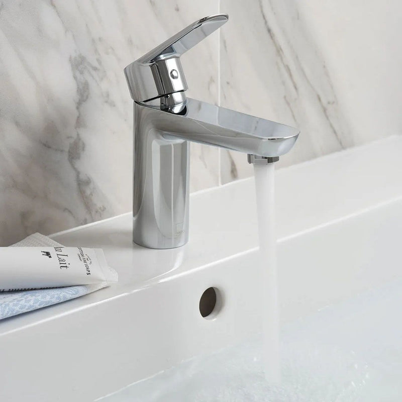 Load image into Gallery viewer, VADO Photon Mono Basin Mixer with Universal Waste in Chrome - Premium Taps
