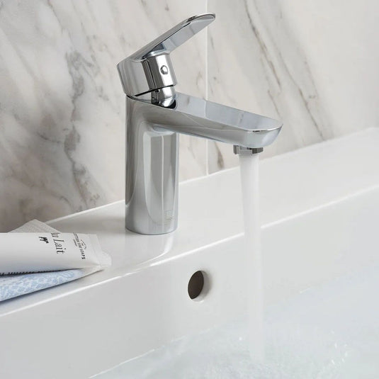 VADO Photon Mono Basin Mixer with Universal Waste in Chrome - Premium Taps